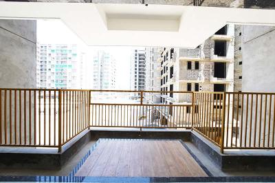 Balcony Image of 1683 Sq.ft 2 BHK Apartment / Flat for sale in Sargasan Gandhinagar for Rs. 7482000