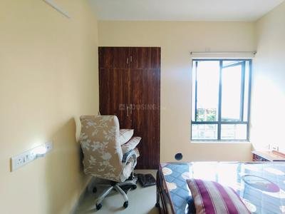 Bedroom Image of 1180 Sq.ft 3 BHK Apartment / Flat for rent in Unimark Lakewood Estate, New Garia Kolkata for Rs. 45000