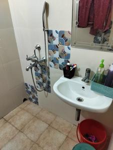 Bathroom Image of 1250 Sq.ft 3 BHK Apartment / Flat for rent in New Town Kolkata for Rs. 26000