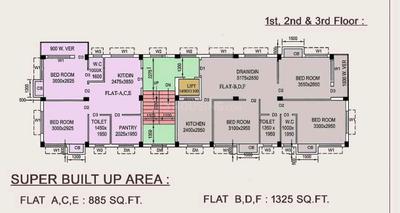 Image of 885 Sq.ft 2 BHK Apartment / Flat for sale in Naktala, Kolkata for Rs. 5487000