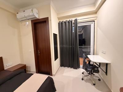 Bedroom Image of 700 Sq.ft 1 BHK Builder Floor for rent in Sector 51 Gurgaon for Rs. 38000