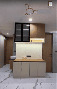 Kitchen Image of 1450 Sq.ft 3 BHK Apartment / Flat for sale in Samarth Sapphire, Pal Gam Surat for Rs. 7150000