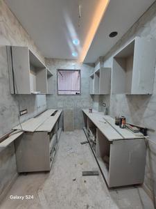 Kitchen Image of 1500 Sq.ft 3 BHK Builder Floor for rent in Ramesh Nagar New Delhi for Rs. 55000