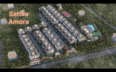 Image of 3500 Sq.ft 3 BHK Villa for sale in Sattva Amora, Ibrahim Bagh, Hyderabad for Rs. 135000000