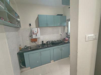 Kitchen Image of 950 Sq.ft 1 BHK Apartment / Flat for rent in Gachibowli Hyderabad for Rs. 25000