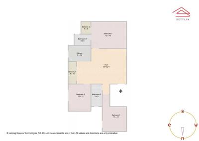 Image of 1277 Sq.ft 3 BHK Apartment / Flat for sale in Prestige Finsbury Park Hyde by Prestige Projects Pvt Ltd, Gummanahalli, Bengaluru for Rs. 17100000