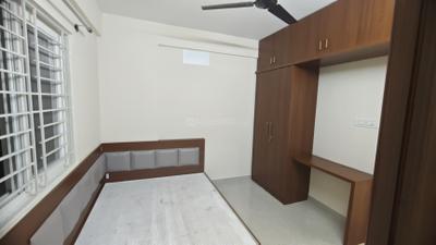 Bedroom Image of 550 Sq.ft 1 BHK Builder Floor for rent in Kudlu Gate Bengaluru for Rs. 26000