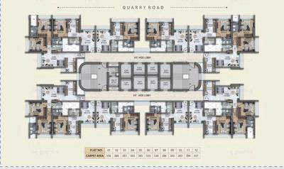 Image of 600 Sq.ft 2 BHK Apartment / Flat for sale in Space Sky 27, Bhandup West, Mumbai for Rs. 13500000