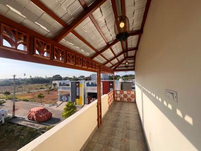 Balcony Image of 1785 Sq.ft 3 BHK Independent House for sale in Maniakarampalayam Coimbatore for Rs. 8700000