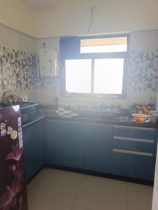 Kitchen Image of 606 Sq.ft 1 BHK Apartment / Flat for sale in Raunak Unnathi Woods, Kasarvadavali Thane for Rs. 6200000
