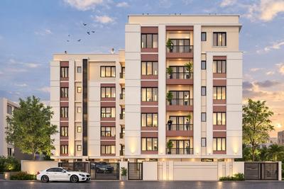 Image of 1251 Sq.ft 3 BHK Apartment / Flat for sale in Sri Iyappa Nagar, Chennai for Rs. 25020000