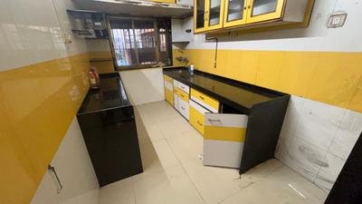Kitchen Image of 800 Sq.ft 2 BHK Apartment / Flat for rent in Proviso Krutika, Kopar Khairane Navi Mumbai for Rs. 45000