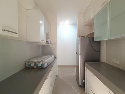 Kitchen Image of 600 Sq.ft 1 BHK Apartment / Flat for sale in Godrej The Trees, Vikhroli East Mumbai for Rs. 19500000