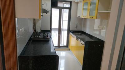Kitchen Image of 800 Sq.ft 2 BHK Apartment / Flat for sale in Rustomjee Bella Wing C And D, Bhandup West Mumbai for Rs. 16100000