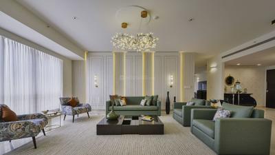 Hall Image of 1864 Sq.ft 3 BHK Apartment / Flat for sale in Adarsh Palm Retreat Mayberry Phase 1, Bellandur Bengaluru for Rs. 30000000
