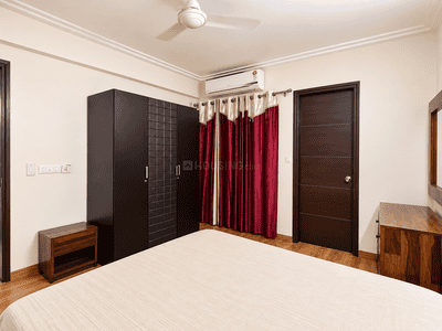 Bedroom Image of 1250 Sq.ft 2 BHK Apartment / Flat for rent in Swatantra Indraprastha Apartments, Sector 32 Faridabad for Rs. 32000