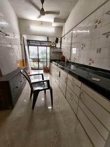 Kitchen Image of 530 Sq.ft 1 BHK Apartment / Flat for rent in Neelam Nagar, Mulund East Mumbai for Rs. 33000