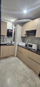 Kitchen Image of 1200 Sq.ft 1 BHK Builder Floor for rent in Sector 17 Gurgaon for Rs. 34000