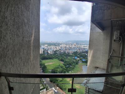 Balcony Image of 550 Sq.ft 1 BHK Apartment / Flat for sale in Bhairaav Goldcrest Residency, Ghansoli Navi Mumbai for Rs. 12000000