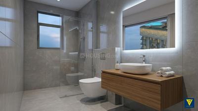 Bathroom Image of 939 Sq.ft 2 BHK Apartment / Flat for sale in Arya Altamount, Patuli Kolkata for Rs. 11000000