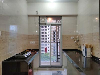 Kitchen Image of 370 Sq.ft 1 BHK Apartment / Flat for rent in Crown Lodha Quality Home Tower 2, Thane West Thane for Rs. 38000