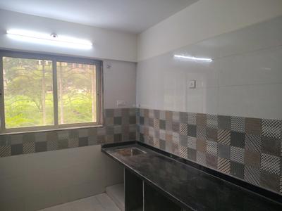 Kitchen Image of 585 Sq.ft 1 BHK Apartment / Flat for rent in K M Horizon Exotica, Kasarvadavali Thane for Rs. 17999