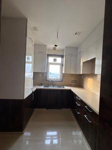 Kitchen Image of 1600 Sq.ft 3 BHK Builder Floor for rent in Sector 14 Gurgaon for Rs. 48000