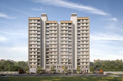 Image of 1300 Sq.ft 2 BHK Apartment / Flat for sale in Happy Uptown, Bopal, Ahmedabad for Rs. 6000000