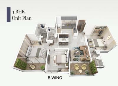 Image of 850 Sq.ft 2 BHK Apartment / Flat for sale in Anika Piccadilly, Punawale, Pune for Rs. 8200000