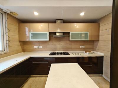 Kitchen Image of 5000 Sq.ft 4 BHK Builder Floor for rent in Hauz Khas New Delhi for Rs. 300000