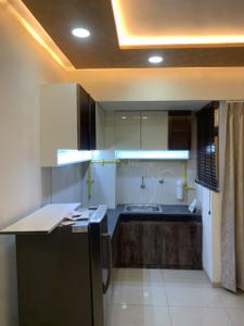 Kitchen Image of 640 Sq.ft 1 BHK Apartment / Flat for rent in Wave Dream Homes, Wave City Ghaziabad for Rs. 19000