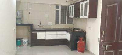 Kitchen Image of 750 Sq.ft 2 BHK Apartment / Flat for rent in JKG Purvarang, Wagholi Pune for Rs. 20000