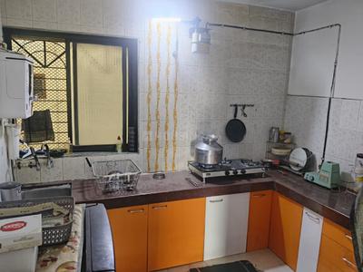 Kitchen Image of 550 Sq.ft 1 BHK Apartment / Flat for rent in Govind Dham CHS, Kalwa Thane for Rs. 19000