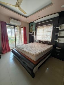Bedroom Image of 1100 Sq.ft 2 BHK Apartment / Flat for rent in Gangapur Nashik for Rs. 26000