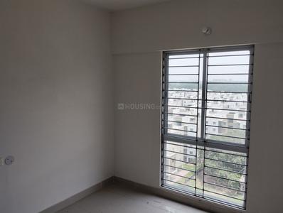 Bedroom Image of 920 Sq.ft 3 BHK Apartment / Flat for sale in Shapoorji Pallonji Shukhobrishti, New Town Kolkata for Rs. 6650000