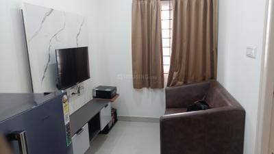 Living Room Image of 1200 Sq.ft 1 BHK Apartment / Flat for rent in Whitefield Bengaluru for Rs. 22000