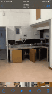 Kitchen Image of 1400 Sq.ft 3 BHK Apartment / Flat for rent in Ravtale Chiplun for Rs. 15000