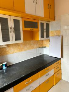 Kitchen Image of 610 Sq.ft 1 BHK Apartment / Flat for rent in Aakar Residency, Hiranandani Estate Thane for Rs. 24999