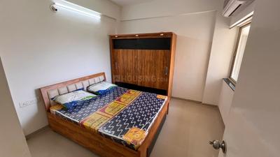 Bedroom Image of 818 Sq.ft 2 BHK Apartment / Flat for rent in Adani Aangan, Shantigram Ahmedabad for Rs. 27000