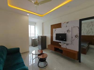 Hall Image of 600 Sq.ft 1 BHK Apartment / Flat for rent in Ashwini Layout, Ejipura Bengaluru for Rs. 35000