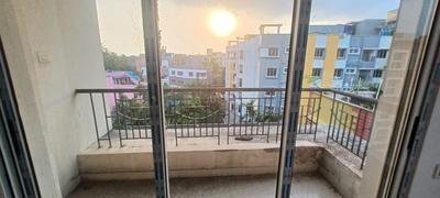 Balcony Image of 955 Sq.ft 2 BHK Apartment / Flat for sale in New Town Kolkata for Rs. 6800000