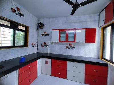Kitchen Image of 600 Sq.ft 1 BHK Apartment / Flat for rent in Vasant Vihar Complax, Thane West Thane for Rs. 31000