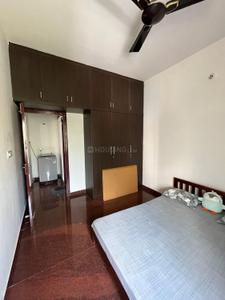 Bedroom Image of 1350 Sq.ft 2 BHK Independent House for rent in Murugeshpalya Bengaluru for Rs. 42000