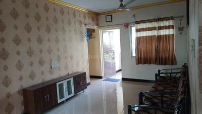 Living Room Image of 750 Sq.ft 1 BHK Apartment / Flat for rent in Dhanori Pune for Rs. 17500