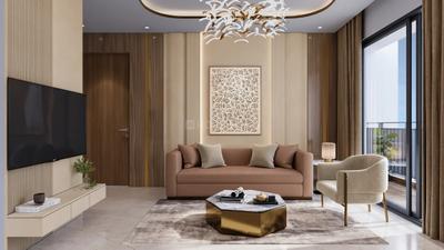 Hall Image of 1302 Sq.ft 3 BHK Apartment / Flat for sale in Legacy Milestone, Punawale Pune for Rs. 9850000