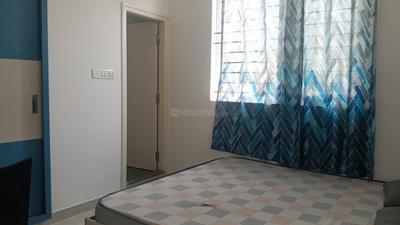 Bedroom Image of 750 Sq.ft 1 BHK Apartment / Flat for rent in Thanisandra Bengaluru for Rs. 27000
