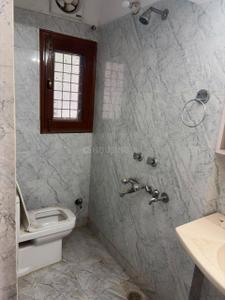 Bathroom Image of 1450 Sq.ft 3 BHK Builder Floor for rent in Hari Nagar New Delhi for Rs. 65000