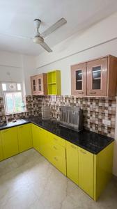 Kitchen Image of 1300 Sq.ft 3 BHK Apartment / Flat for rent in Chinar Park Kolkata for Rs. 30000