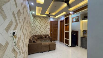 Living Room Image of 630 Sq.ft 2 BHK Builder Floor for rent in Dwarka Mor New Delhi for Rs. 19500