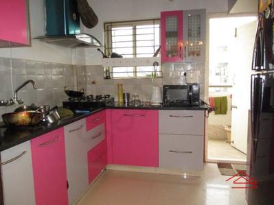 Kitchen Image of 1300 Sq.ft 3 BHK Apartment / Flat for sale in Rayasandra Bengaluru for Rs. 10500000